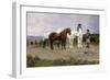 Pyrenees Farmers Market Bound, 1884-Rosa Bonheur-Framed Giclee Print