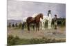 Pyrenees Farmers Market Bound-Rosa Bonheur-Mounted Giclee Print