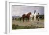 Pyrenees Farmers Market Bound-Rosa Bonheur-Framed Giclee Print