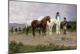 Pyrenees Farmers Market Bound-Rosa Bonheur-Mounted Giclee Print