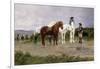 Pyrenees Farmers Market Bound-Rosa Bonheur-Framed Giclee Print