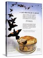 Pyrex, Pies Four and Twenty Blackbirds, USA, 1920-null-Stretched Canvas