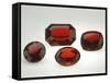 Pyrope Garnets-null-Framed Stretched Canvas