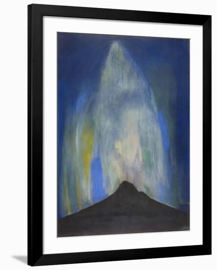 Pyrotechnic Fires, 1919 (Pastel on Paper)-Joseph Stella-Framed Giclee Print