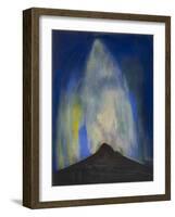 Pyrotechnic Fires, 1919 (Pastel on Paper)-Joseph Stella-Framed Giclee Print