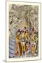 Pyrrhus Receiving the Honor of Knighthood-H. Shaw-Mounted Art Print