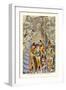 Pyrrhus Receiving the Honor of Knighthood-H. Shaw-Framed Art Print