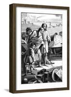 Pythagoras, Ancient Greek Mathematician and Philosopher, 6th Century BC-null-Framed Giclee Print