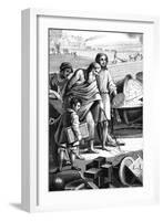 Pythagoras, Ancient Greek Mathematician and Philosopher, 6th Century BC-null-Framed Giclee Print