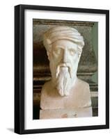 Pythagoras Greek Philosopher and Mathematician, Roman Copy of Greek Original-null-Framed Giclee Print