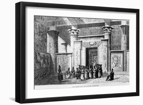 Pythagoras with the Egyptian Priests-null-Framed Giclee Print