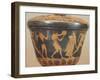 Pyxis Showing Figures of Athletes, from Cerveteri, Italy,5th Century BC, Ancient Greece-null-Framed Giclee Print