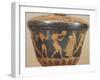 Pyxis Showing Figures of Athletes, from Cerveteri, Italy,5th Century BC, Ancient Greece-null-Framed Giclee Print