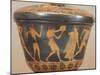 Pyxis Showing Figures of Athletes, from Cerveteri, Italy,5th Century BC, Ancient Greece-null-Mounted Giclee Print