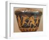 Pyxis with Athletes in the Gym, Red-Figure Pottery, from Cerveteri-null-Framed Giclee Print
