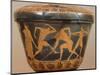 Pyxis with Athletes in the Gym, Red-Figure Pottery, from Cerveteri-null-Mounted Giclee Print