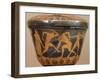 Pyxis with Athletes in the Gym, Red-Figure Pottery, from Cerveteri-null-Framed Giclee Print