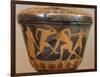 Pyxis with Athletes in the Gym, Red-Figure Pottery, from Cerveteri-null-Framed Giclee Print