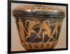 Pyxis with Athletes in the Gym, Red-Figure Pottery, from Cerveteri-null-Framed Giclee Print