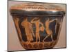 Pyxis with Athletes Performing Discus and Other Disciplines. Red-Figure Pottery, from Cerveteri-null-Mounted Giclee Print