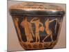 Pyxis with Athletes Performing Discus and Other Disciplines. Red-Figure Pottery, from Cerveteri-null-Mounted Giclee Print