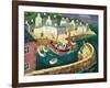 PZ.54. in Mousehole Harbour, Cornwall-William Cooper-Framed Giclee Print