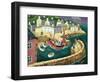 PZ.54. in Mousehole Harbour, Cornwall-William Cooper-Framed Giclee Print