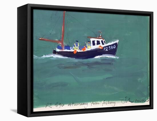 PZ 590, 1999-John Miller-Framed Stretched Canvas