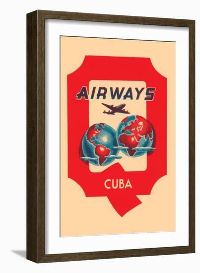 Q Airways Cuba-null-Framed Art Print