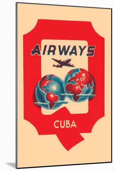 Q Airways Cuba-null-Mounted Art Print