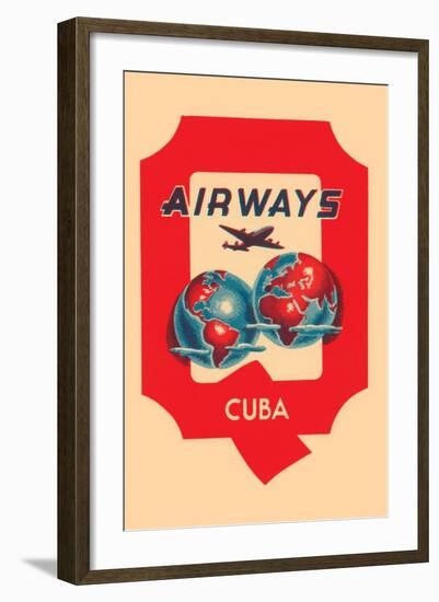 Q Airways Cuba-null-Framed Art Print