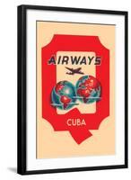 Q Airways Cuba-null-Framed Art Print