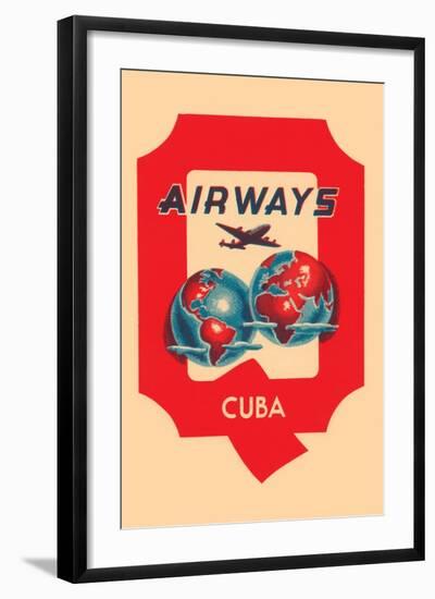 Q Airways Cuba-null-Framed Art Print