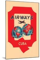 Q Airways Cuba-null-Mounted Art Print