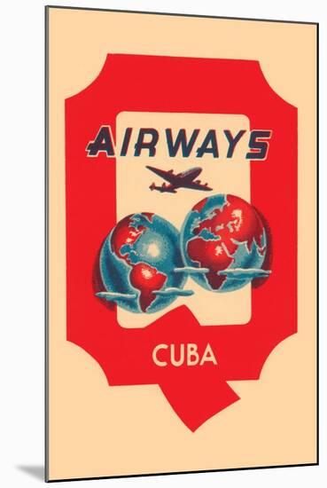 Q Airways Cuba-null-Mounted Art Print