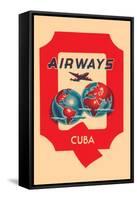 Q Airways Cuba-null-Framed Stretched Canvas