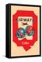 Q Airways Cuba-null-Framed Stretched Canvas