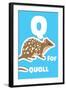 Q For The Quoll, An Animal Alphabet For The Kids-Elizabeta Lexa-Framed Art Print