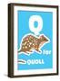 Q For The Quoll, An Animal Alphabet For The Kids-Elizabeta Lexa-Framed Art Print