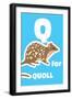 Q For The Quoll, An Animal Alphabet For The Kids-Elizabeta Lexa-Framed Art Print