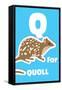 Q For The Quoll, An Animal Alphabet For The Kids-Elizabeta Lexa-Framed Stretched Canvas