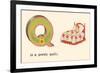 Q is a Pretty Quilt-null-Framed Premium Giclee Print