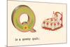 Q is a Pretty Quilt-null-Mounted Premium Giclee Print