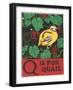 Q is for Quail-null-Framed Art Print