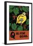 Q is for Quail-Charles Buckles Falls-Framed Art Print