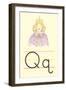 Q Is for Queen-null-Framed Art Print