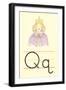 Q Is for Queen-null-Framed Art Print