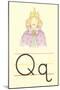 Q Is for Queen-null-Mounted Art Print