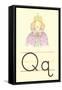 Q Is for Queen-null-Framed Stretched Canvas