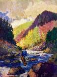 "Hunting from a Boat in the Marsh,"November 1, 1939-Q. Marks-Stretched Canvas